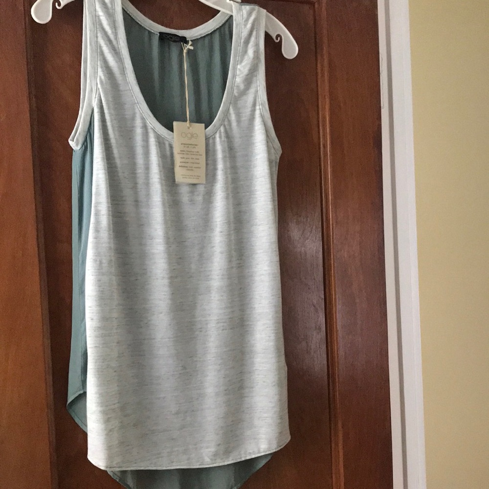 Ogle Tank Top Scoop Neck NWT